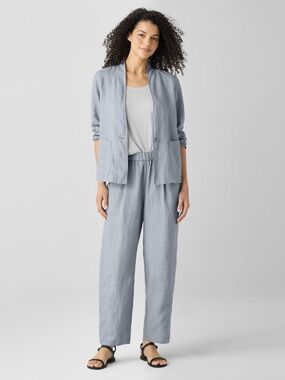 Organic Linen Lantern Pant
Easy Fit, Ankle Length EUC